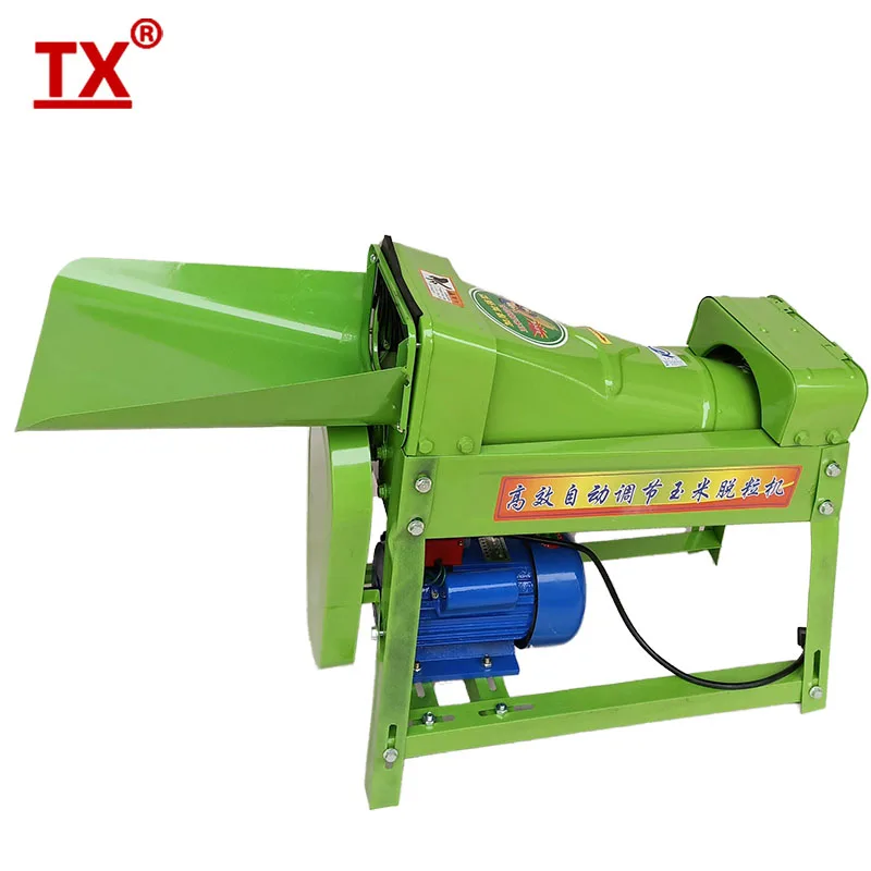 Mini Portable Automatic Corn Thresher Home Use Maize Copper Wire Diesel Engine Peeler Electric Sheller for Farm Industries