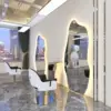 Cloud-shaped frameless backlight (warm light)