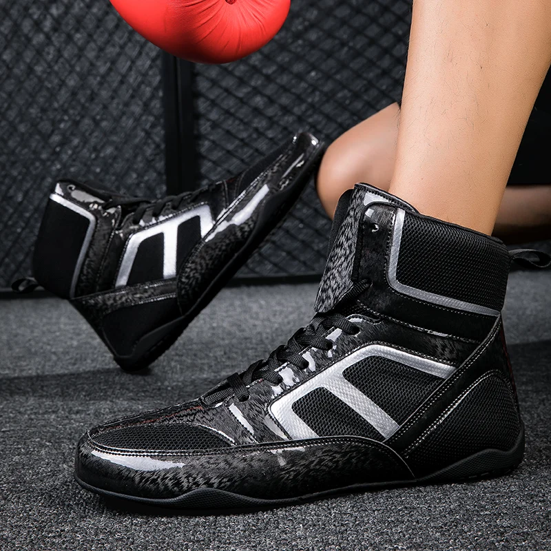Chaussures De Boxe SJBOB – Homme – Antidérapantes, Respirantes – Pour MMA, Kung Fu, Tai Chi