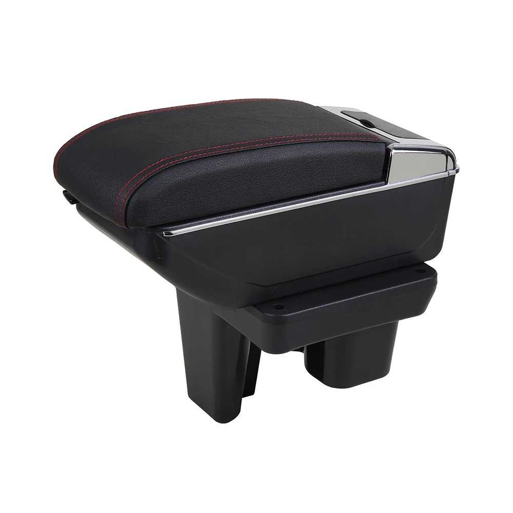 product armrest box with cup holder custom car armrest usb car multifunction universal armrest box-7