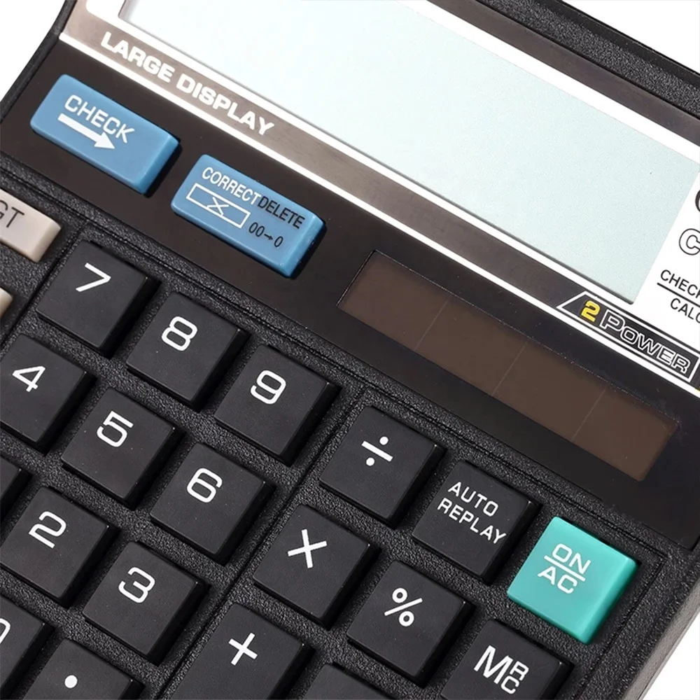 Electronic Calculator 512 Professional Custom Logo Store Solar Desktop 12 Digits Financial Calculadora Electronic Calculator