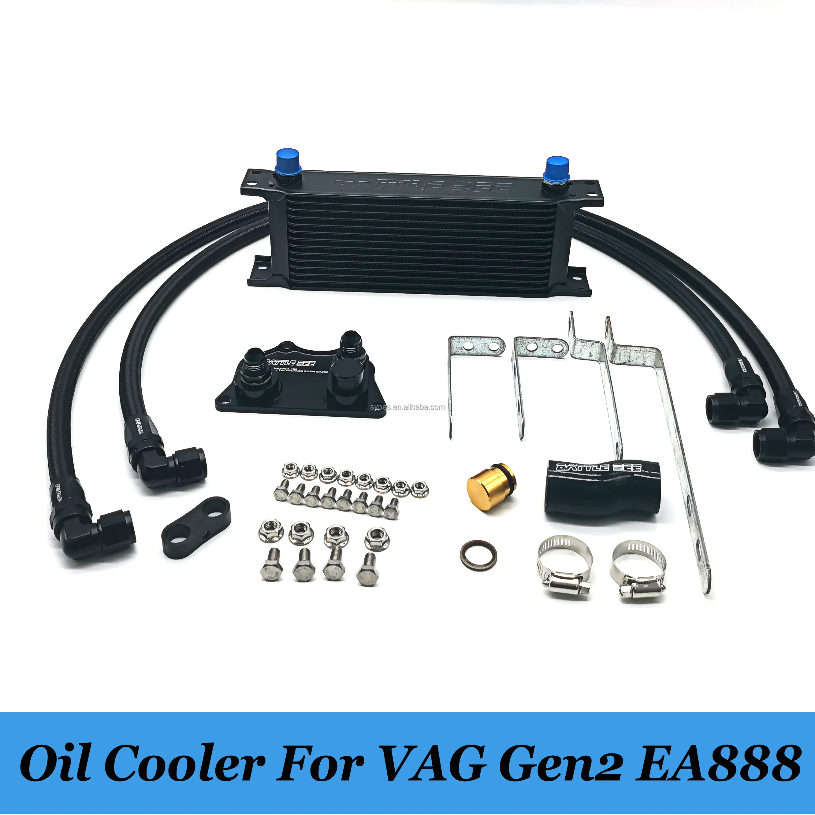 Sypes Engine Oil Cooler Kit For Vag Volkswagen Audi Golf Mk5 Mk6 1.8t 2