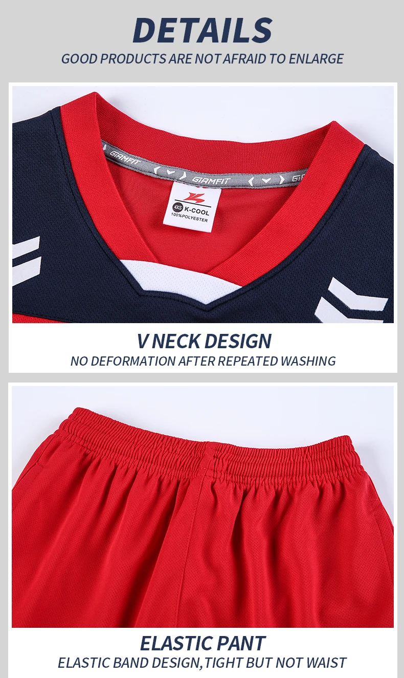 Wholesale Custom 100 Polyester Cheap Children's Soccer Jersey Breathable Football Jersey Sets