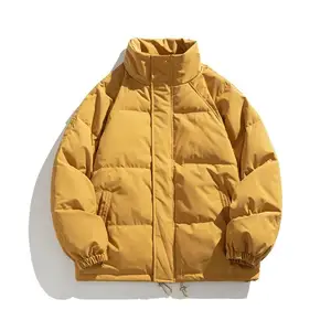 Unisex Fashionable Minimalist Warm Down Jacket for Outdoor Leisure, Versatile Trendy Down Jacket