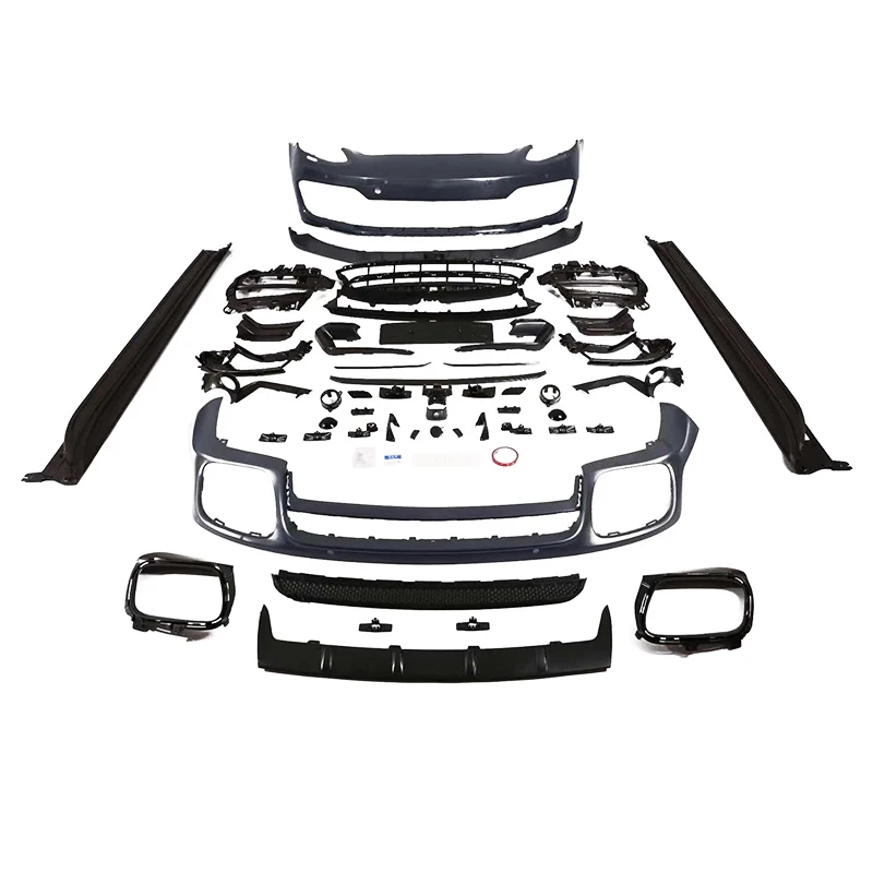 2017-2023 Car Upgrade Sport Design Body Kits Bumper Facelift Front Bumper and Rear Bumper Car Grille for Panamera 971 GTS