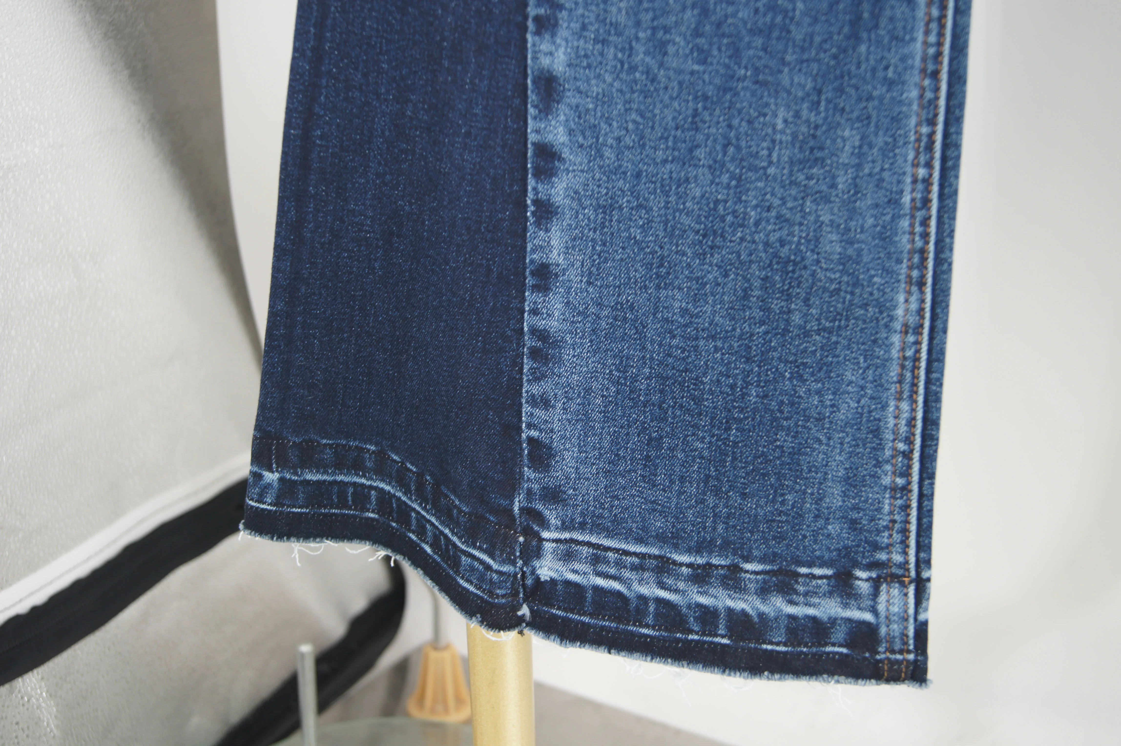 The New Cross-border Best-selling Women's Color-blocking Wide-leg Jeans and European Retro Style Straight-leg Wide-leg Trousers