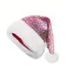 Chapeau cheveux longs à paillettes roses