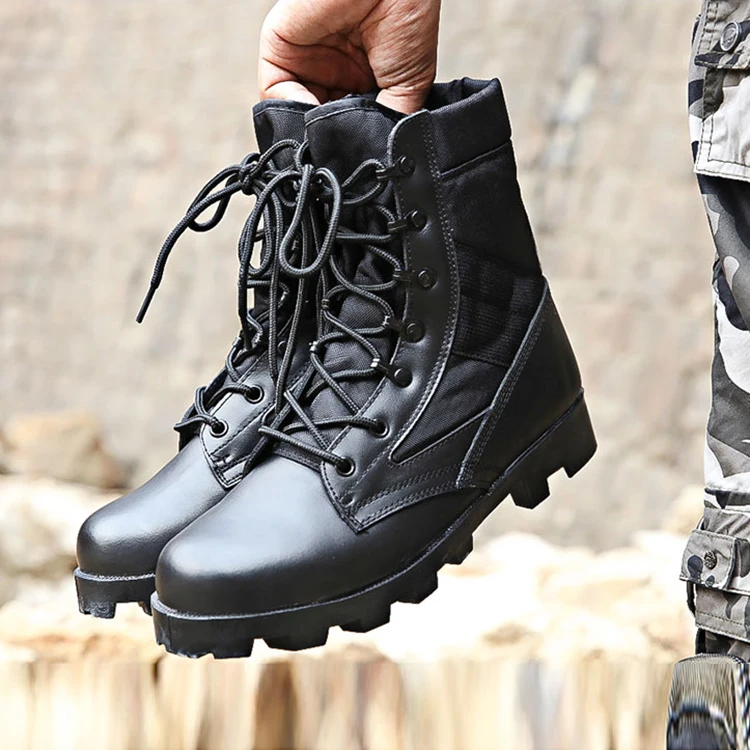 High Top Outdoor Training Boots Manufacturers Combat Boots Desert Boots ...