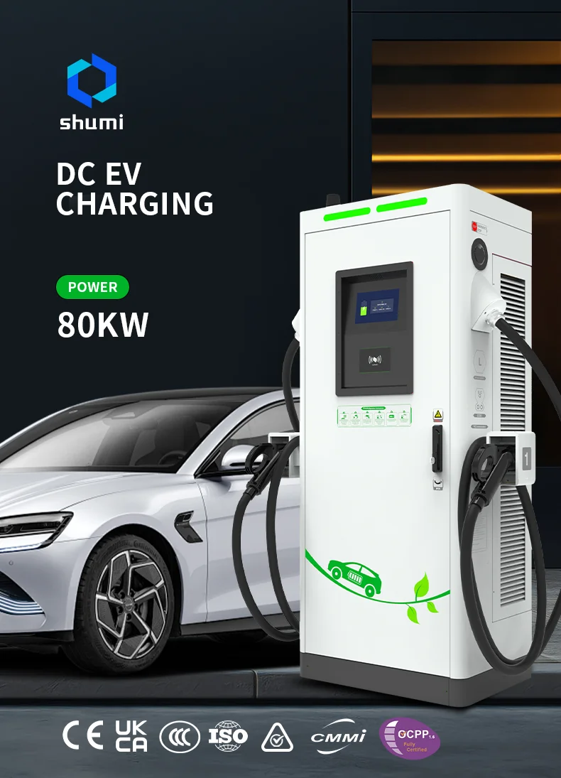 Ocpp Commercial Vehicle Ev Charger 30kw 40kw 60kw 80kw Electric Car Dc