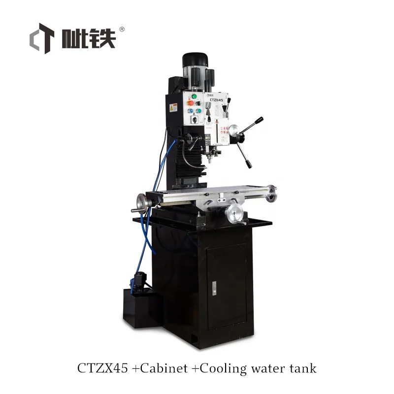 CTZX45 Mini Drilling Milling Machine Lathe 220V/380V 1500w