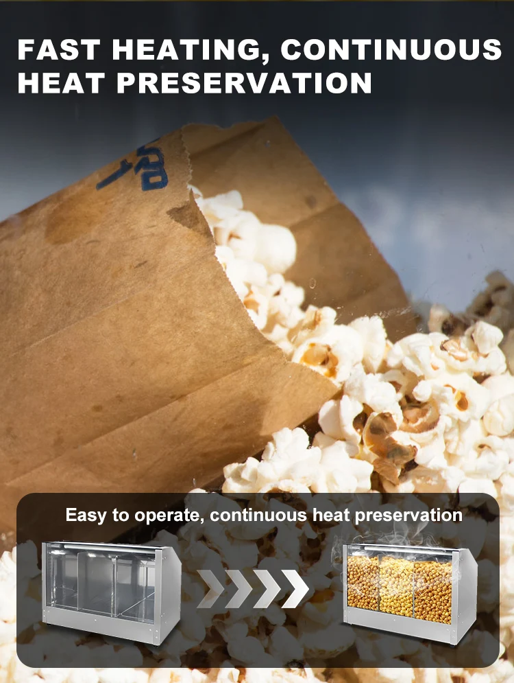 Hot Sell Electric Popcorn Warming Showcase, Factory Wholesale ...