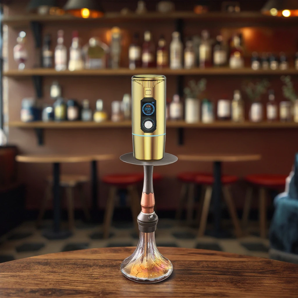 Custom High Quality Mini Heating Electric Shisha Device Smoking Electronic  Shisha Set