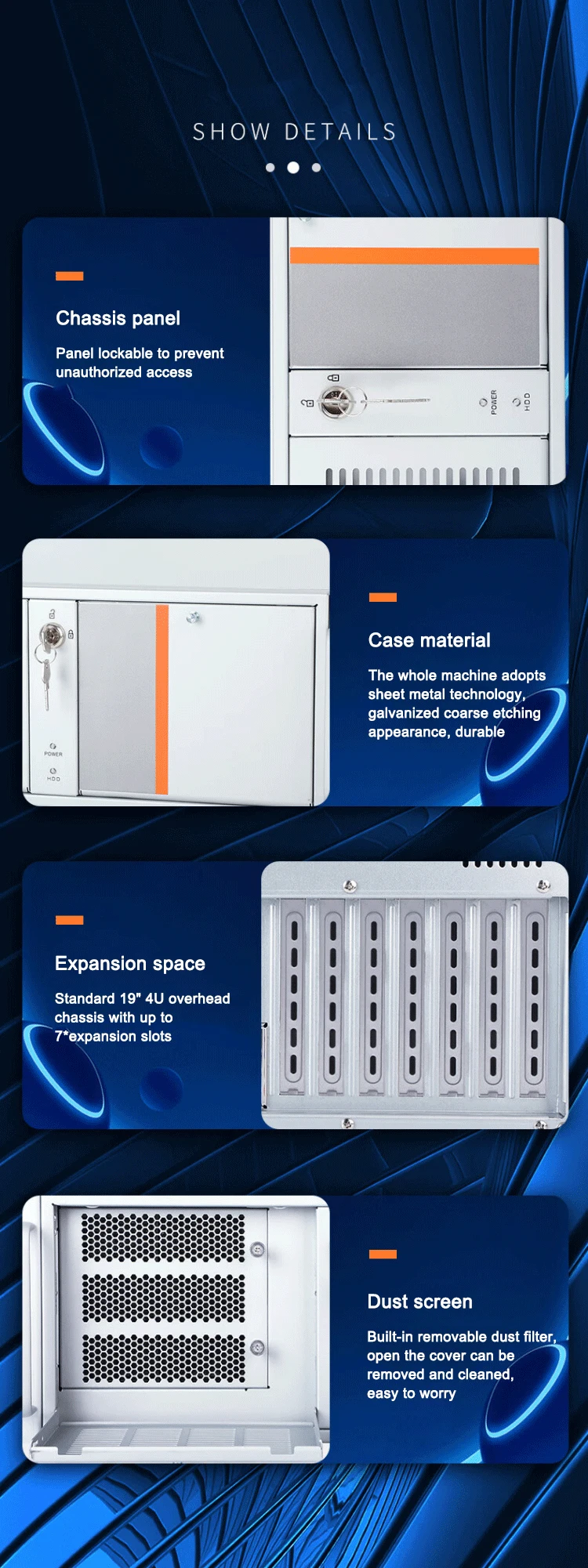 19inch Rack Case 4u Industrial Pc Host Lga1151 Intel 8th/9th Core I3 I5 ...