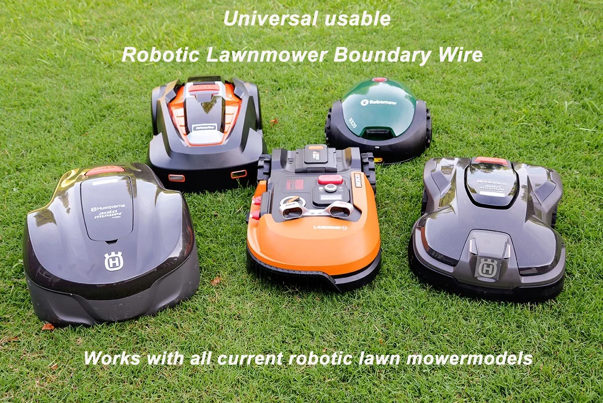 Electrical Boundary Wire for Robotic Lawnmowers Defines Mowing Area