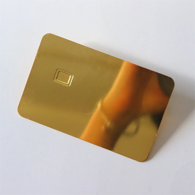 Custom Blank Metal Card with Chip Slot & Magnetic Stripe