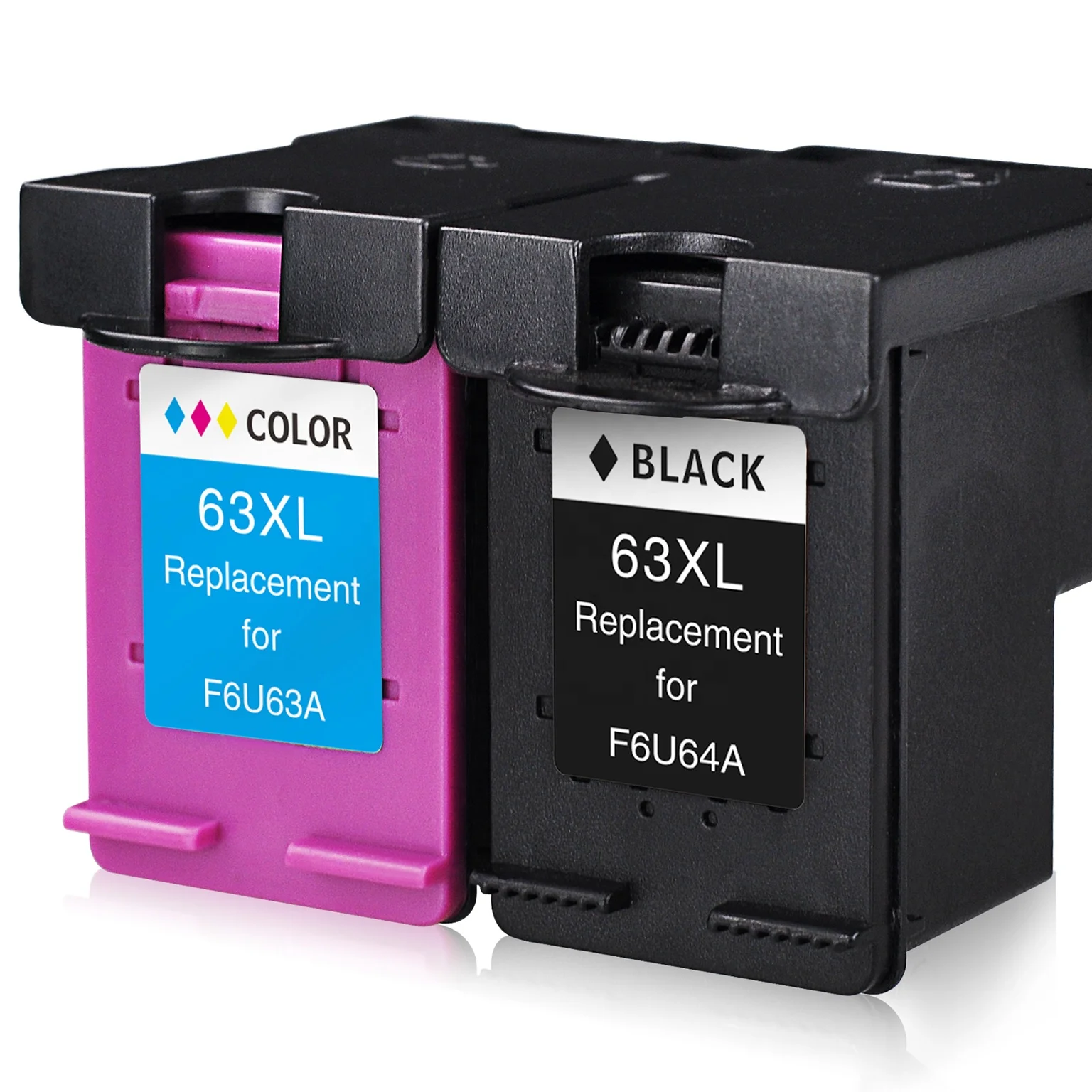 Amazon.com: HP, cartucho de tinta HP 63XL (L0R48AN) negro y de tres colores  originales, de alto rendimiento, paquete de 2 unidades : Productos de  Oficina