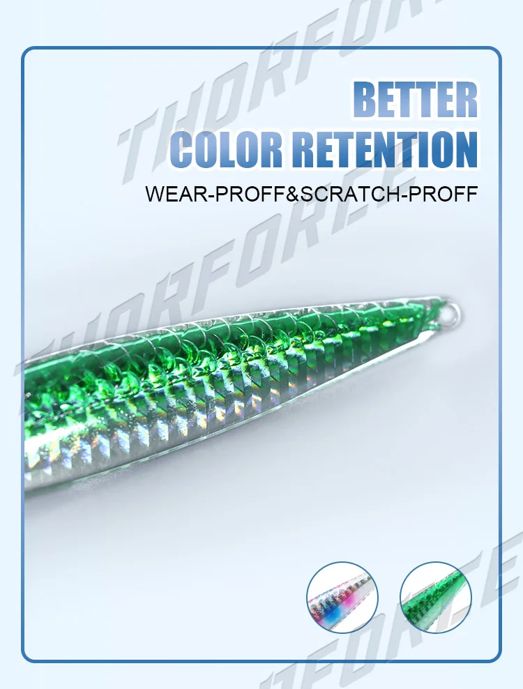 Oem Epoxy Resin Lure 2212gl04 Custom Color Bait 40g 60g High Stability