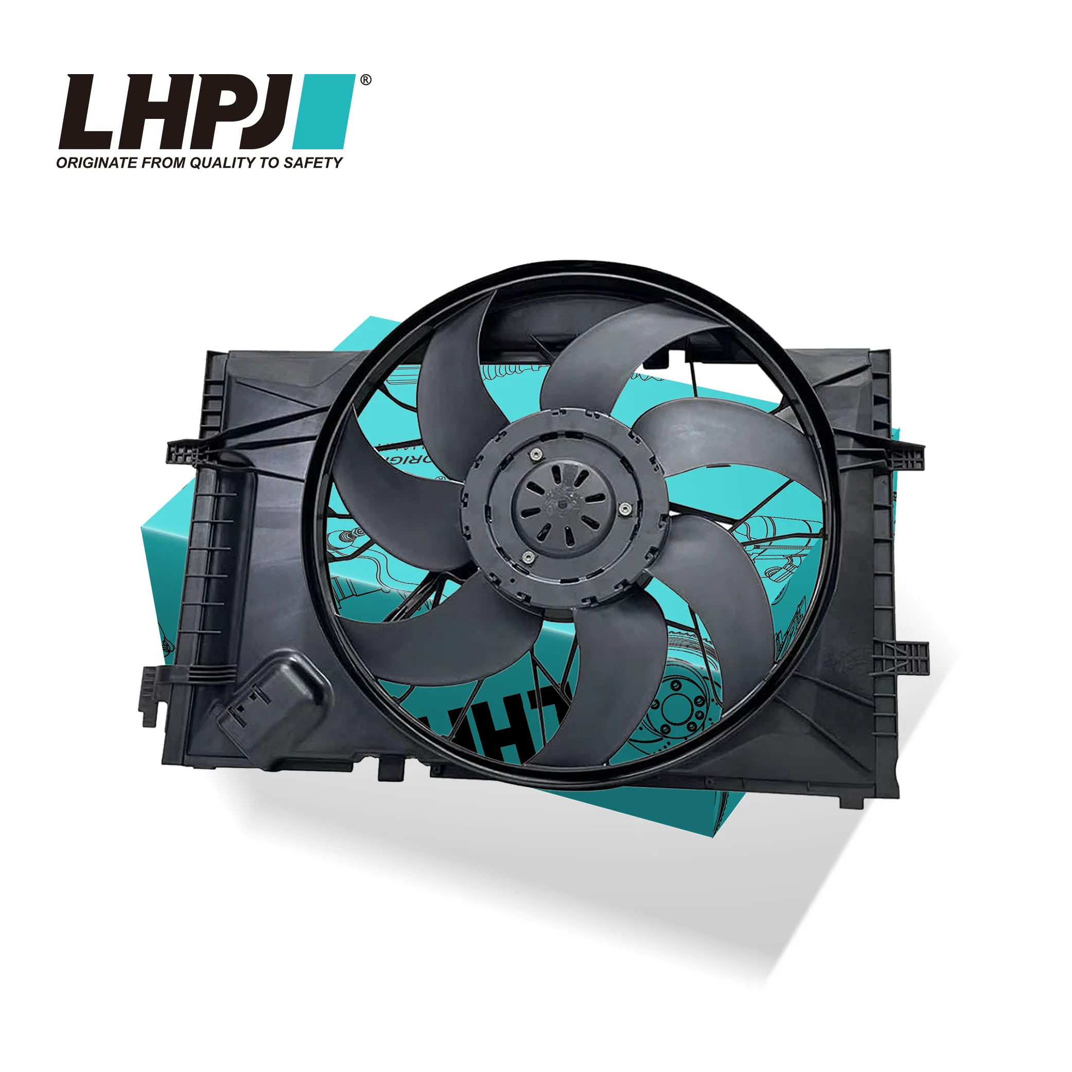 LHPJ 2035000293 A2035000293 Radiator Cooling Fan for Mercedes-Benz W203 600W Factory Price Radiator Fan