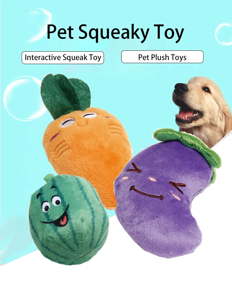 fruit shaped dog toys