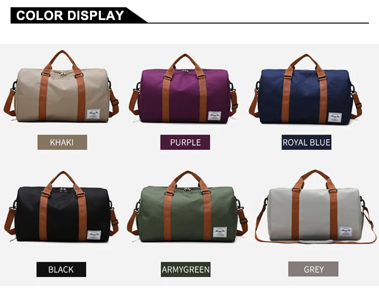 New Dry Wet Separation Travel Duffel Luggage Bag Leisure Handbag Custom ...