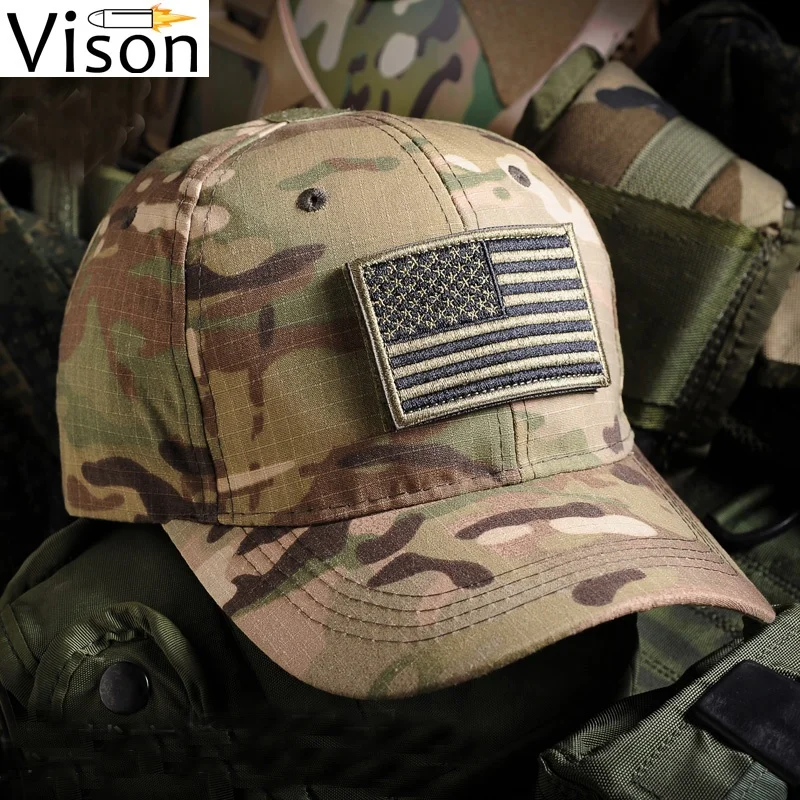 Uniforms, Work & Safety Accessories FRTKK Tactical Cap with 8 Military ...