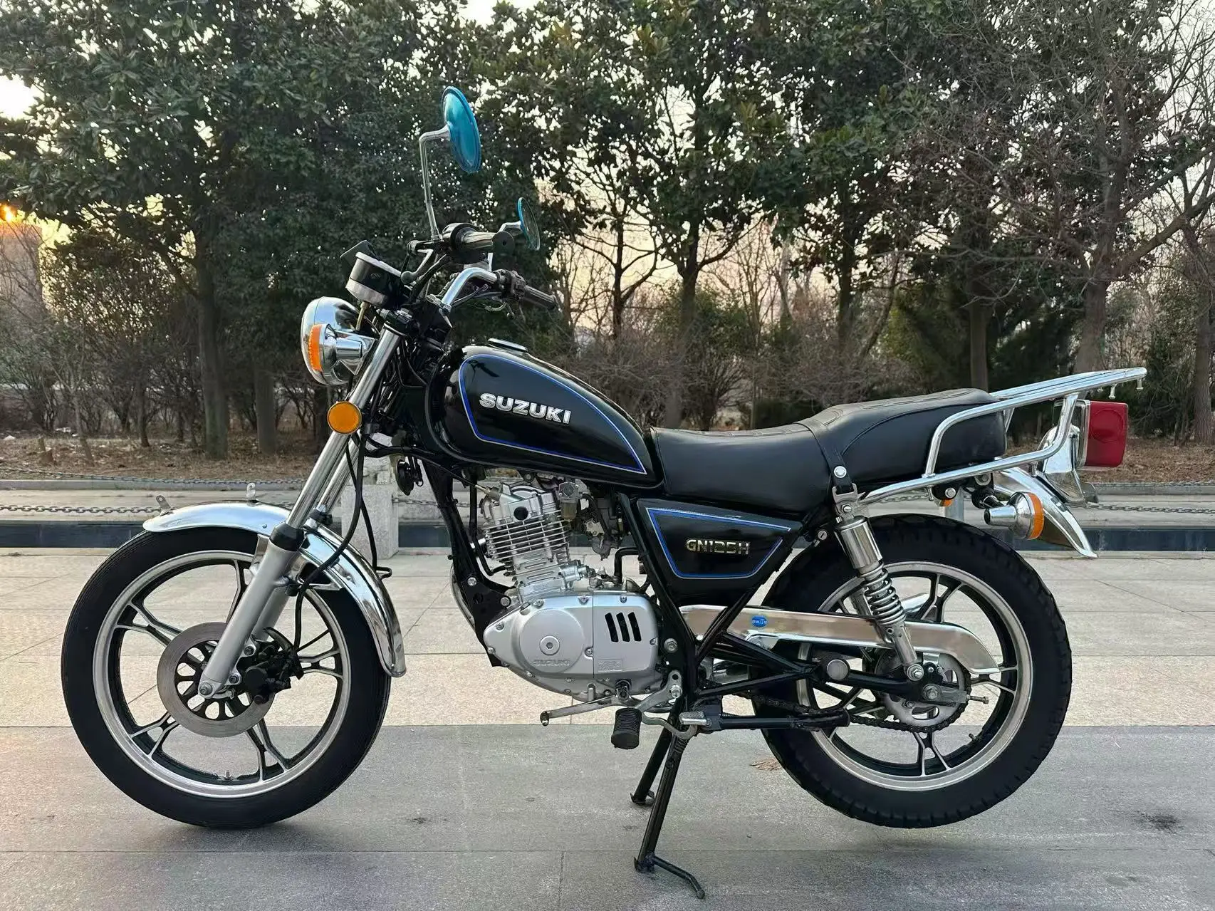 HAOJUE GN125 Second-Hand Street Bikes Commuter Suzuki Engine