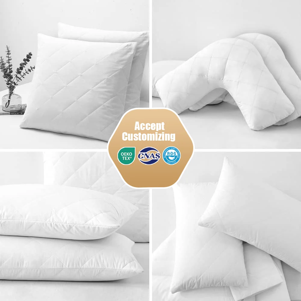 Pillow Inserts Pillow Protectors For Feather Pillows Hotel Goose