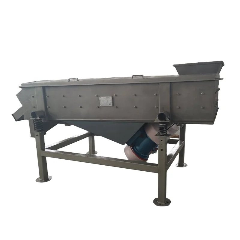 High Capacity  Linear Vibrating Screen Baobab Powder Processing Sieve Machine