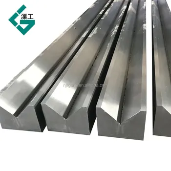 V-shaped guide rail triangle guide rail inlaid steel triangle V-shaped guide rail 42CrMo non-standard material can be fixed