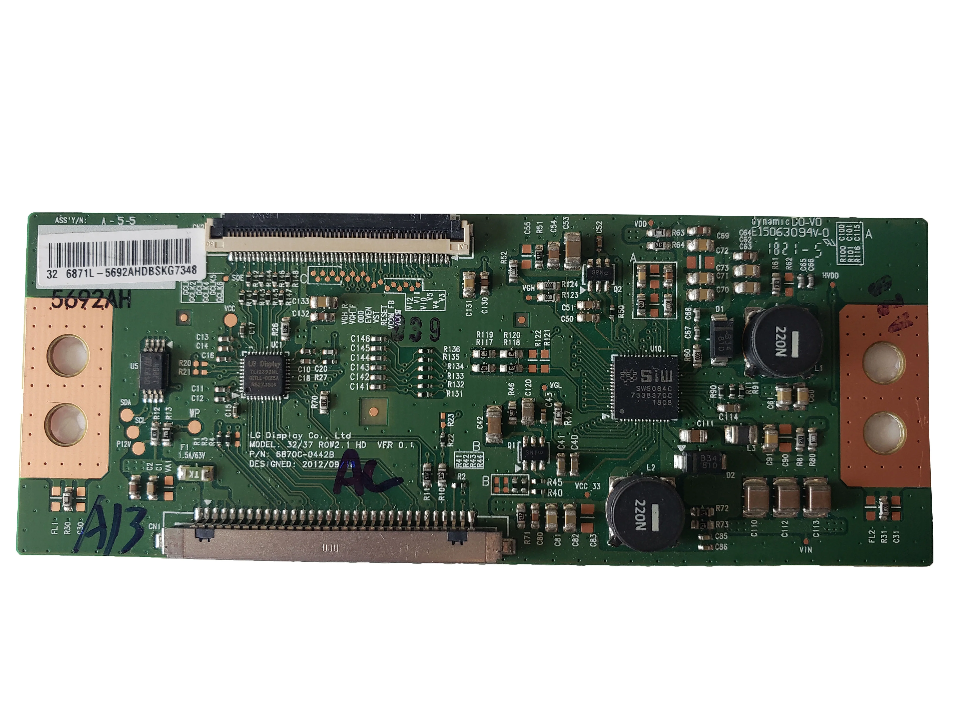 Matrix Board Placa Driver V-con Tv LG 32lb560b, 32lh515b,3870S-1578C LC320DXY-SLAA