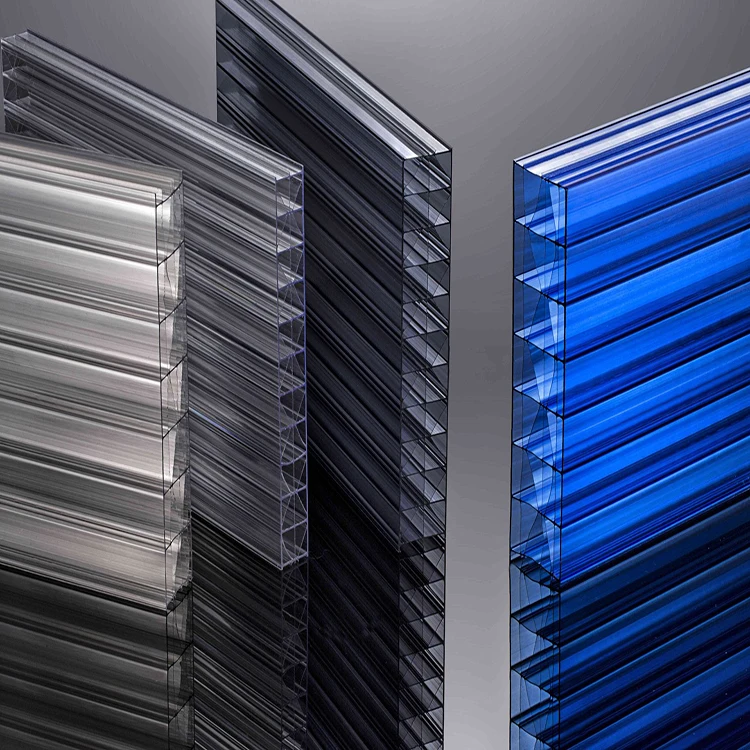 Multiwall structure hollow pc sheet X-structure polycarbonate panel for roofing wall sheet