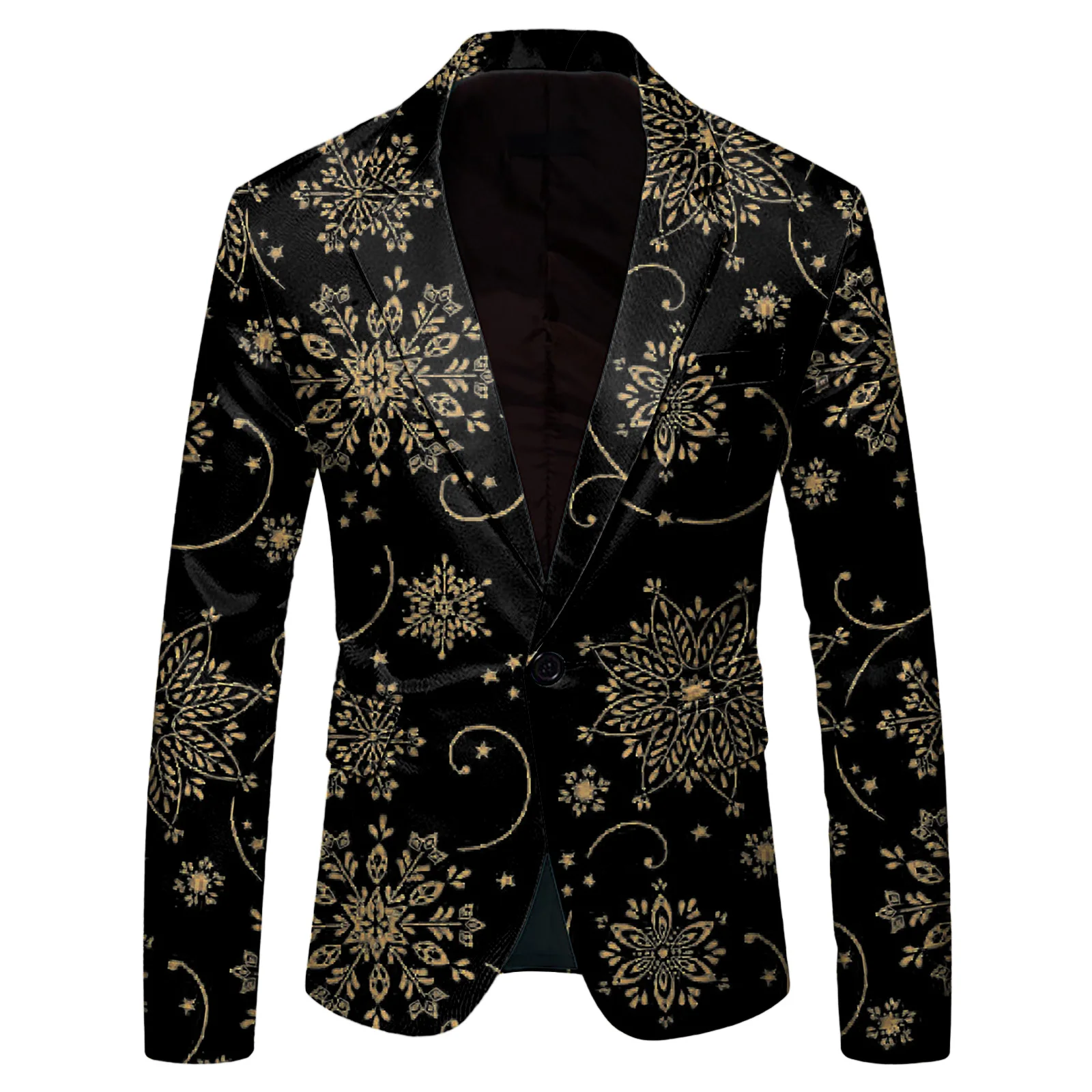 Top Fashion Men's Blazers and Coats Printed Evening Dress Stage Costus for Singers Mens Tuxedo Jacket costu pour_voghion.com