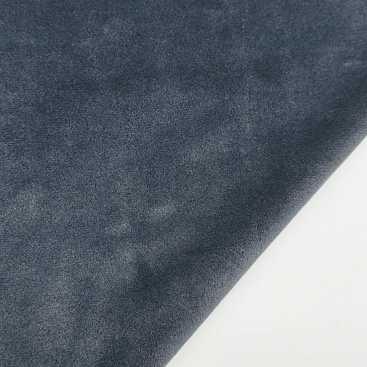 Plain Dyed Super Soft Two Side Velvet Fabric Polyester Material, High Quality Stretch Thick Velvet Fabric for Sale/ details