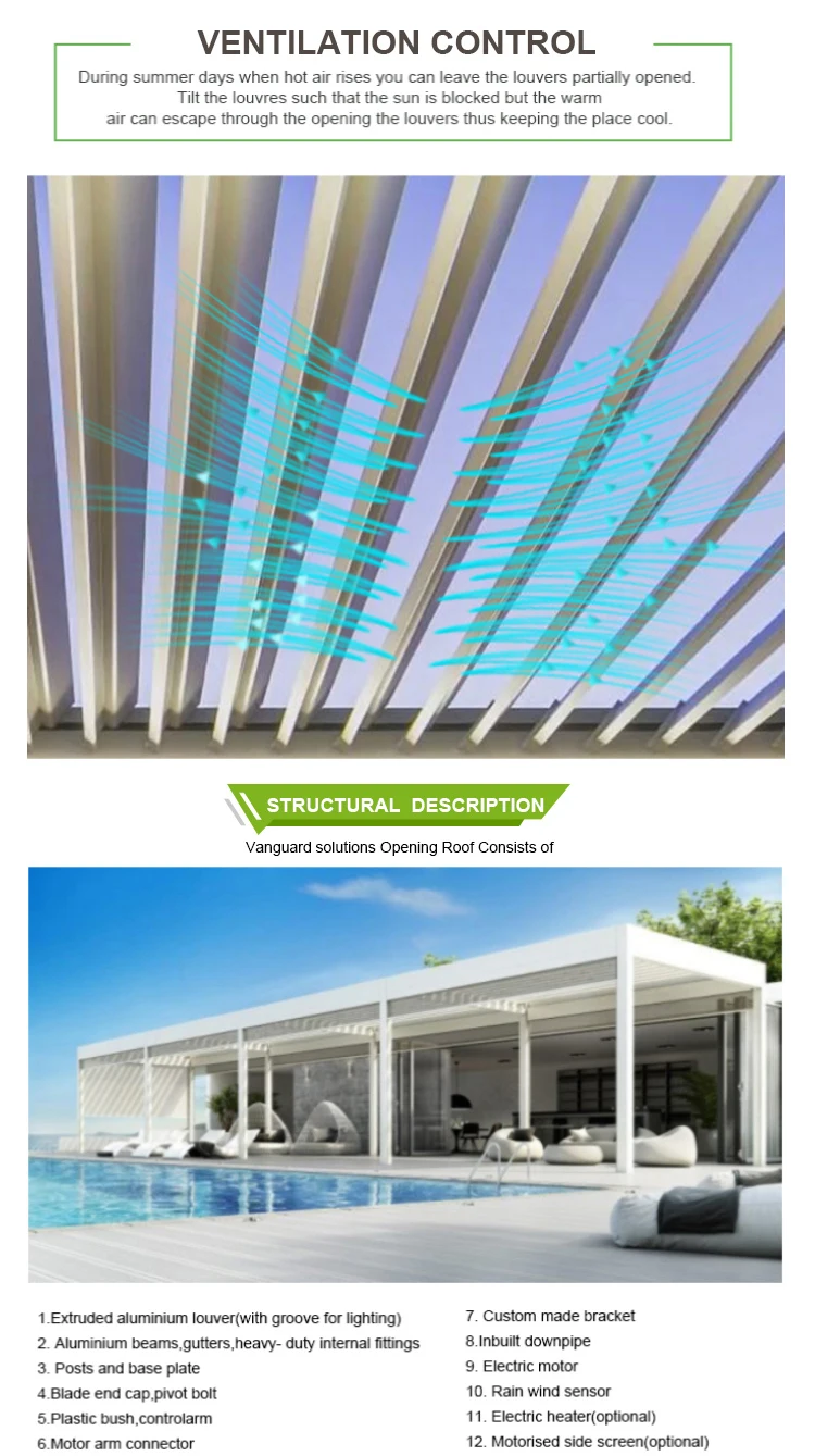 Automated Louvered Roof Pergola - Durable & Stylish