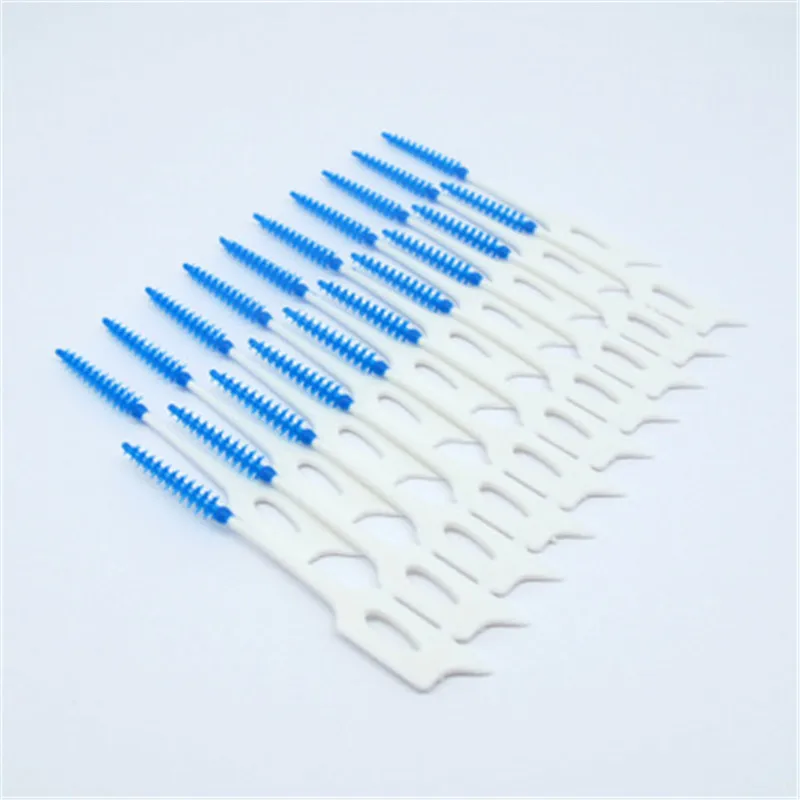 Щетка для межзубных принадлежностей Push-Pull 0 7 мм десен межзубные щетки Ортодонтическая проволочная щетка зубная ухода за полостью рта