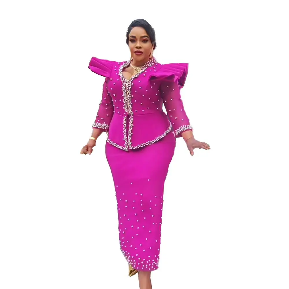 Wholesale 2 piece african dresses for women plus ize dresses women lady elegant plus ize african african dress,2 Pieces Wholesale 2 piece african dresses for women plus ize dresses women lady elegant plus ize african african dress,2 Pieces