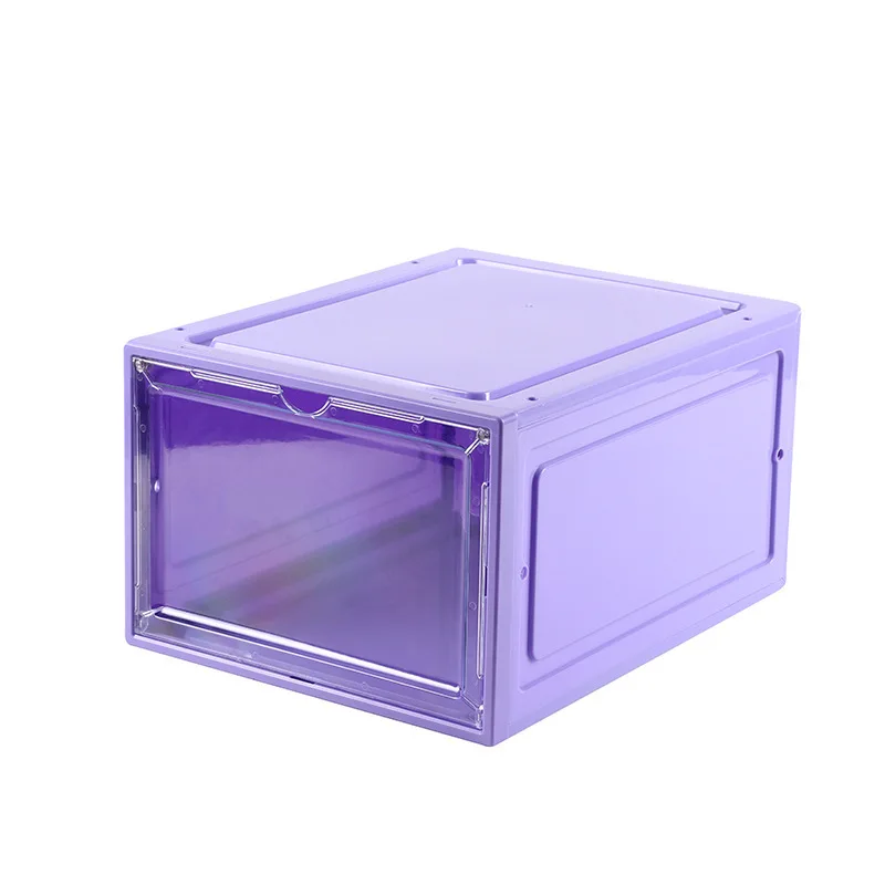 Wholesale Stackable Plastic Sneaker Container Shoe Box Magnetic Drop ...