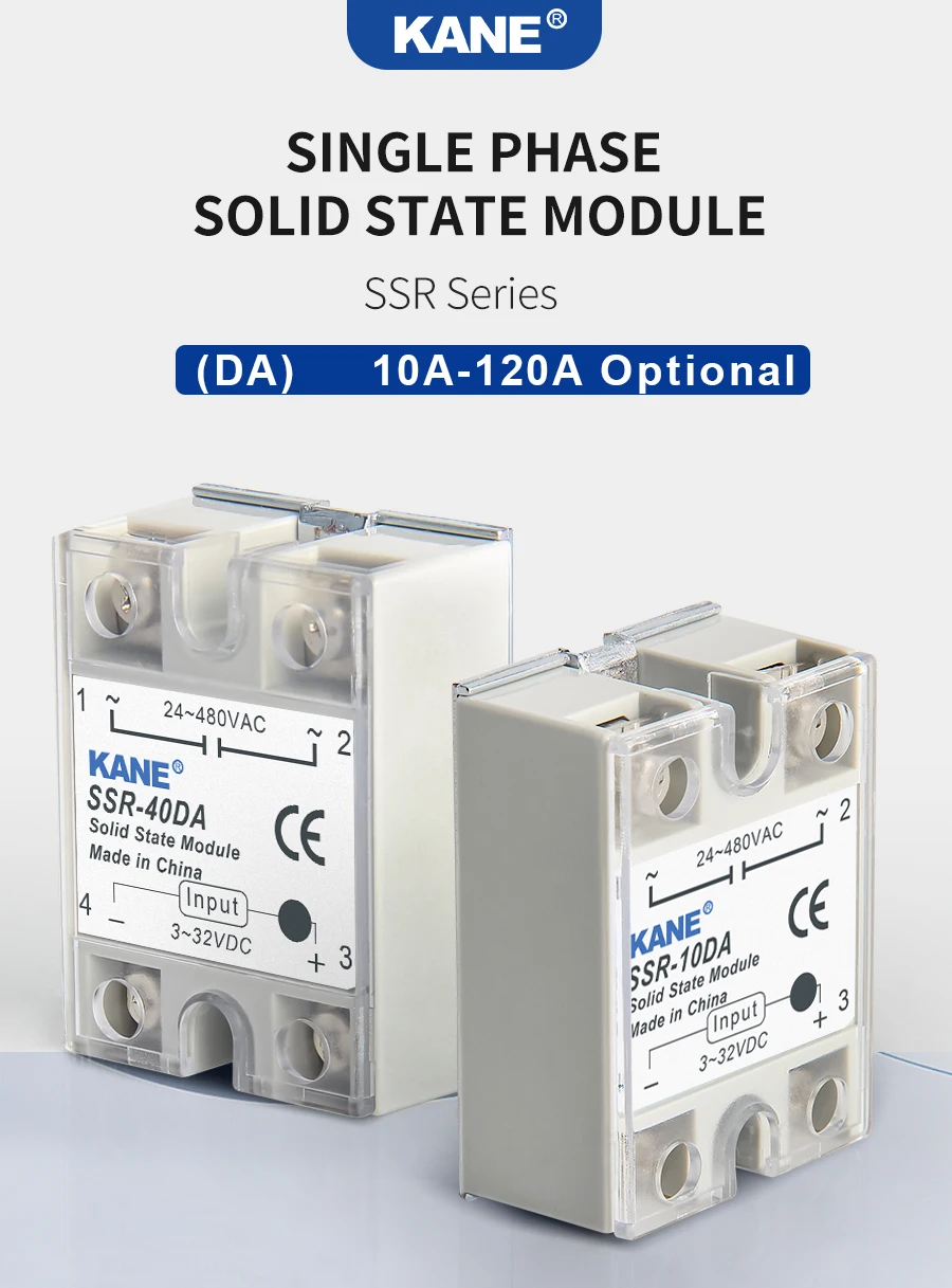 KANE FOTEK SSR-40DA 10DA 60DA 80DA 120DA Solid State Relay Output 4 ...