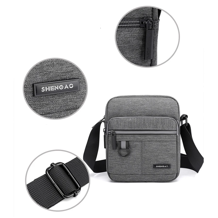 Customized Men Single Strap Shoulder Bag Women Durable Waterproof