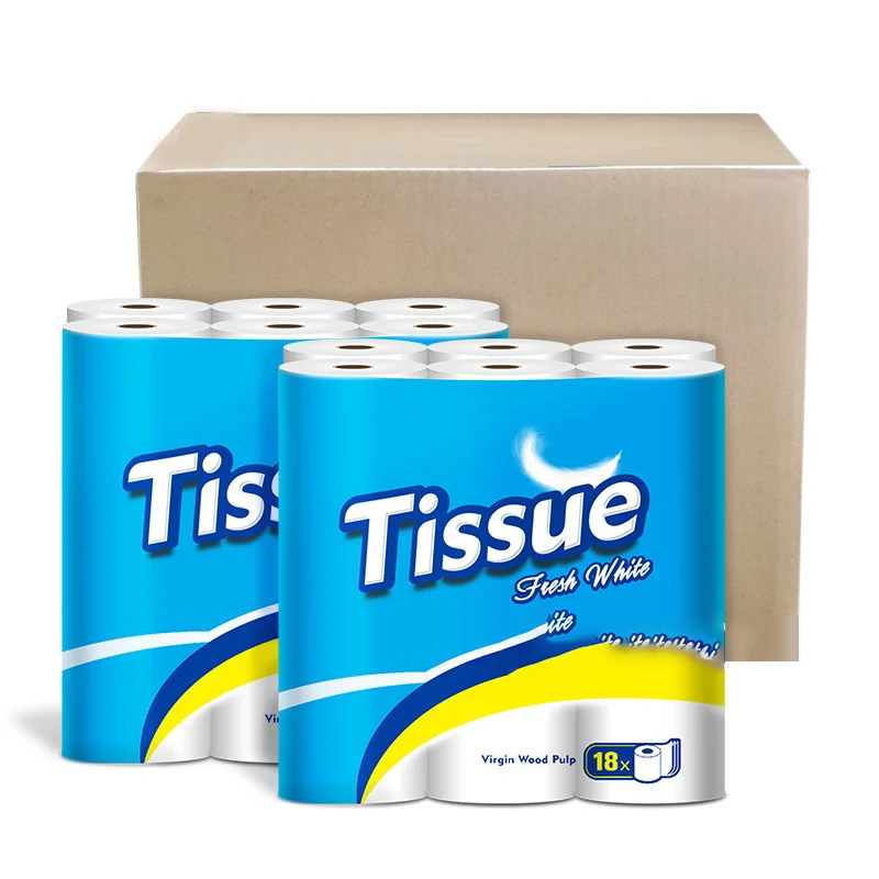 Custom Safe Eco-friendly Water Soluble Toilet Tissue Paper 100% Bamboo ...