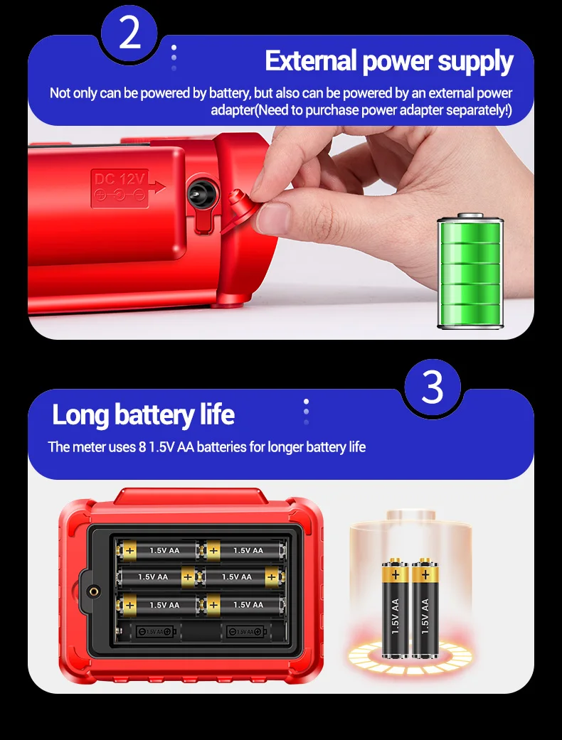 ANENG MH11 Insulation Earth Resistance Tester Digital Ground Resistance Meter Ohm Voltage Tester Megohmmeter 1999 Count