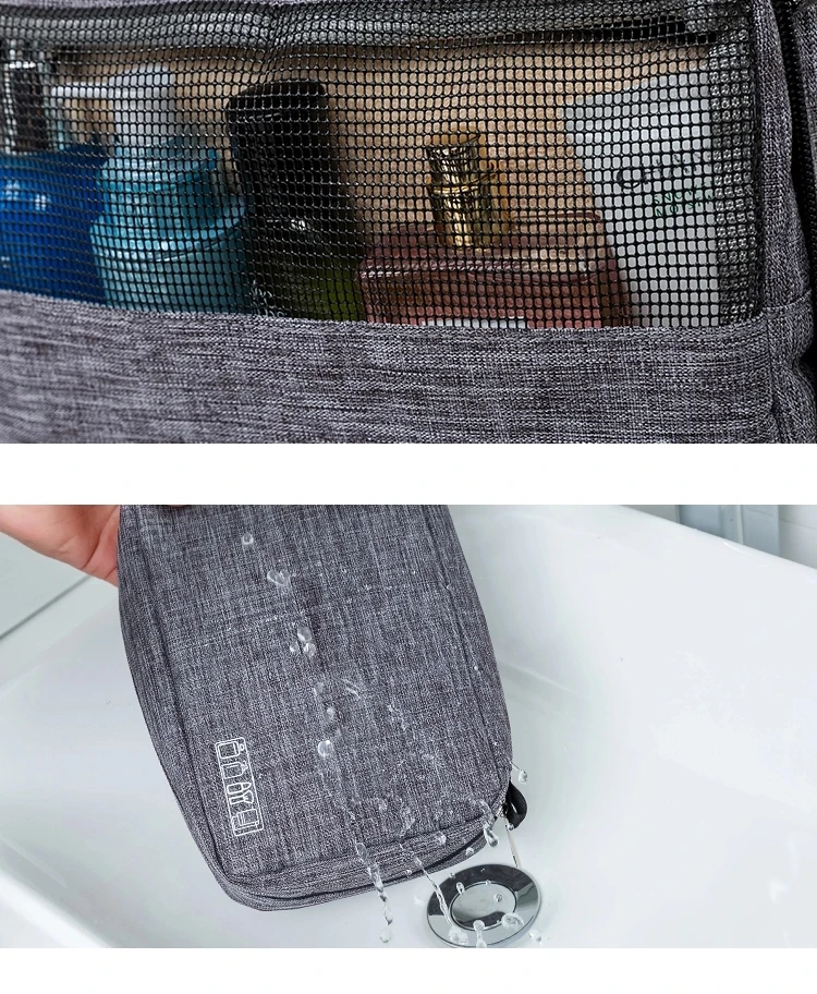Custom logo cheap Foldable Travelling Man Toiletry bag Waterproof Hanging Women Toiletry Wash Bag