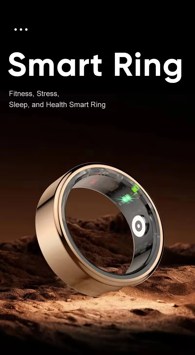 Smart Ring Health Tracker Blood Oxygen Monitor Sleep Monitor Mobile Phones APP Control Wearable Technology Intelligente Rings