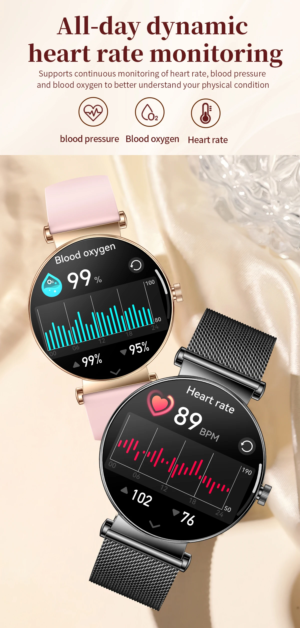 Chinese factory supplier supply  Lc26 Smartwatch Lady Health Monitoring 1.32inch Amoled Screen Bt Calling 6.8mm Ultra-thin Heart Rate 2025 Smart Watch Woman - Buy Smart Watch 2025 smart Watch Woman lc26 Smartwatch