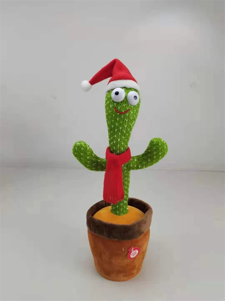 Talking Singing Dancing Cactus Recording Plush Toy