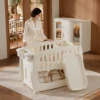 Letto per bambini bianco SKU2 con fasciatoio