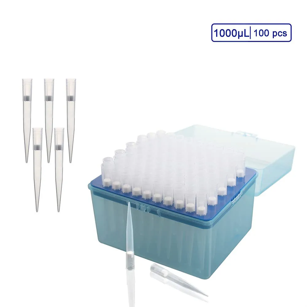 Laboratory Universal Low Retention Sterile Custom Graduated Filter Pipette Microtips Tip case Box