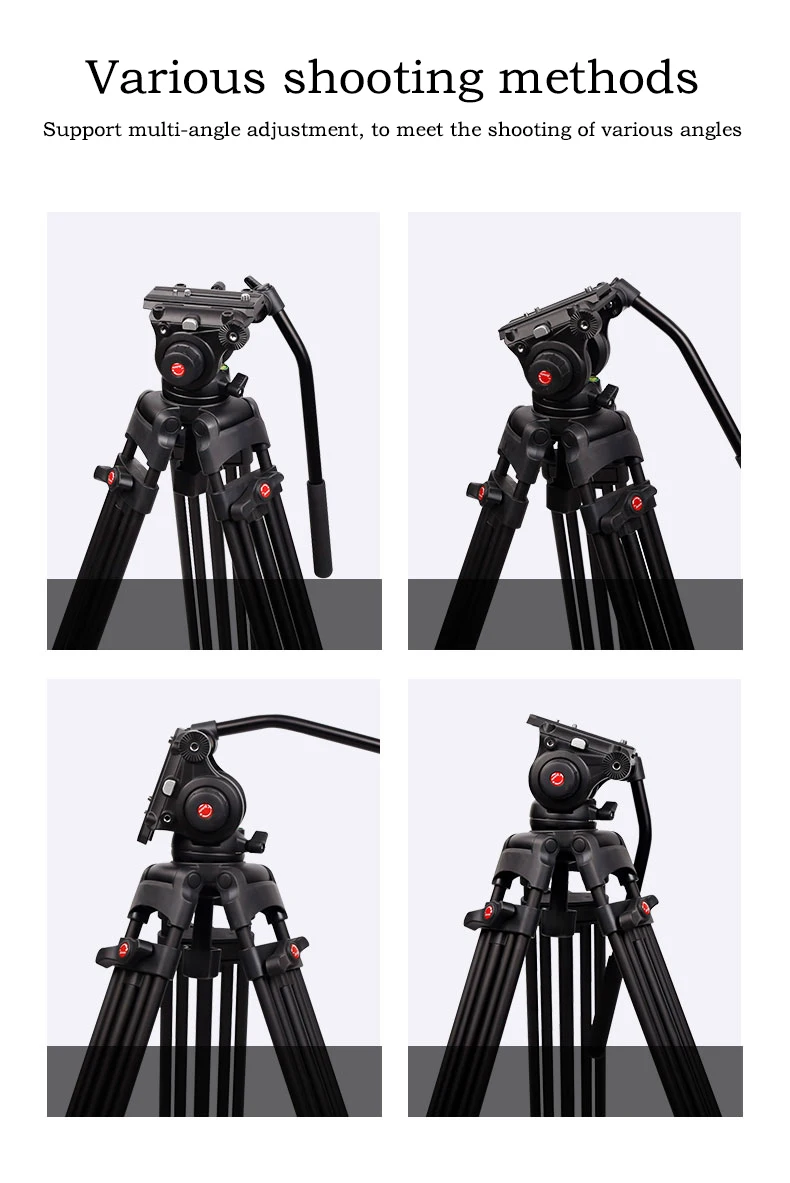 1.6m Camera Tripod & Professional Heavy Duty Tripod Stand With Ball