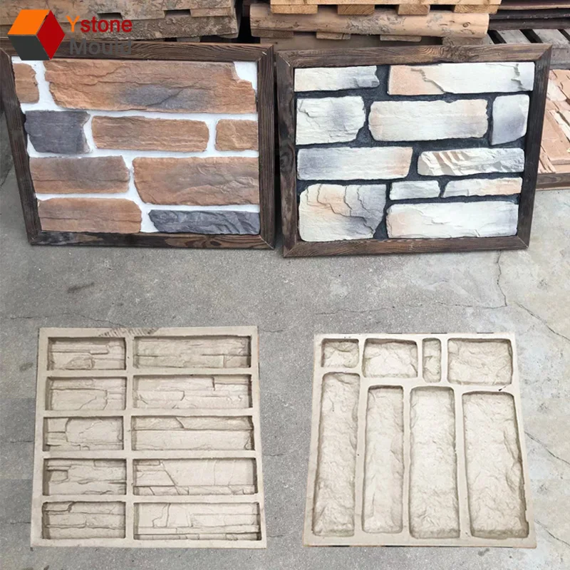 Silicone Rubber Stone Veneer Molds for Wall Decoration - China