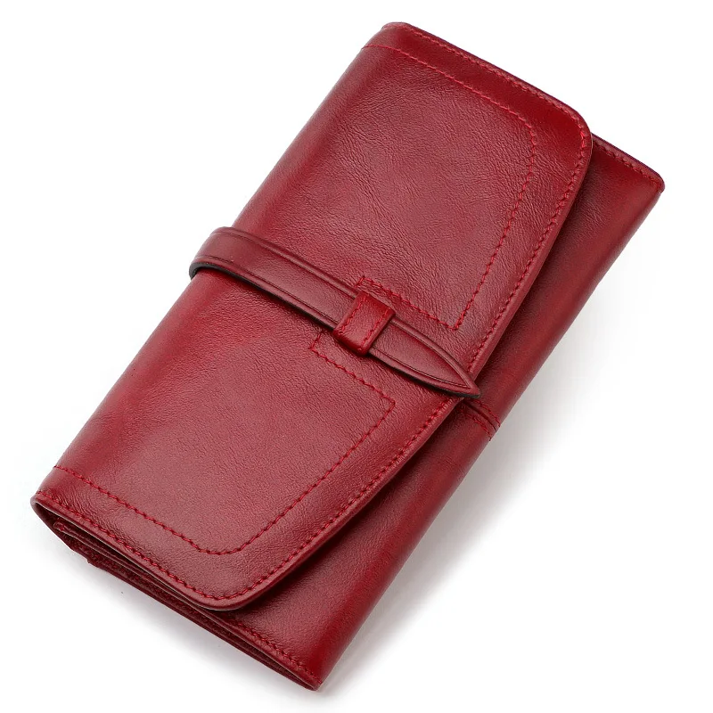 Stylish RFID Blocking Purse Minimalist Clutch Wallet